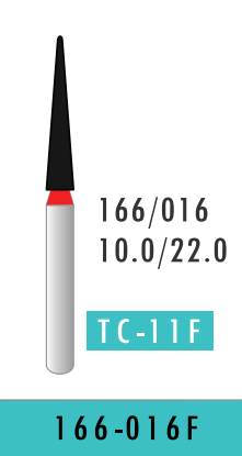 Fine Pointed Taper Bur (166-016F)