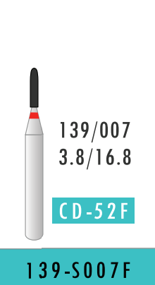Fine Round End Fissure Bur (139-S007F)