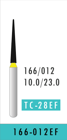 Extra Fine Tapered Cone Bur (166-012EF)