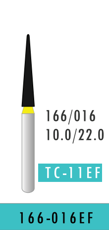 Extra Fine Pointed Taper Bur (166-016EF)