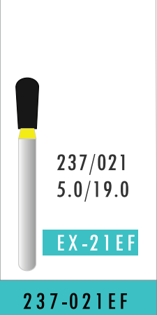 Extra Fine Tapered Fissure Bur (237-021 EF)