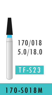 Medium Tapered Fissure Bur (170-S018M)