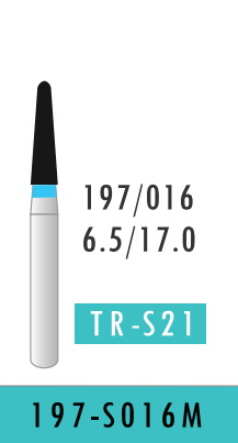 Super Fine Tapered Round End Bur (197-S016M)