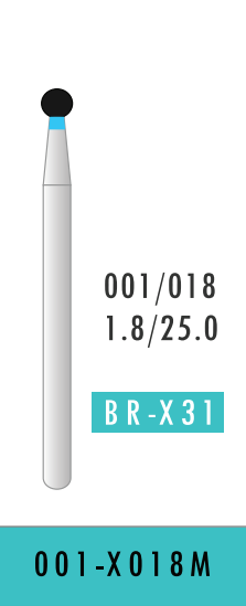 Super Fine Round Bur (001-X018M)
