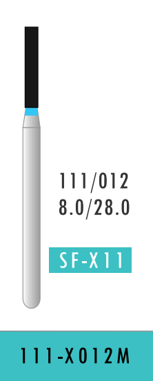 Medium Round End Taper Bur (111-X012M)