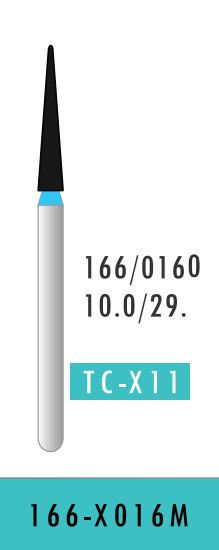 Coarse Tapered Cone Bur (166-X016M)