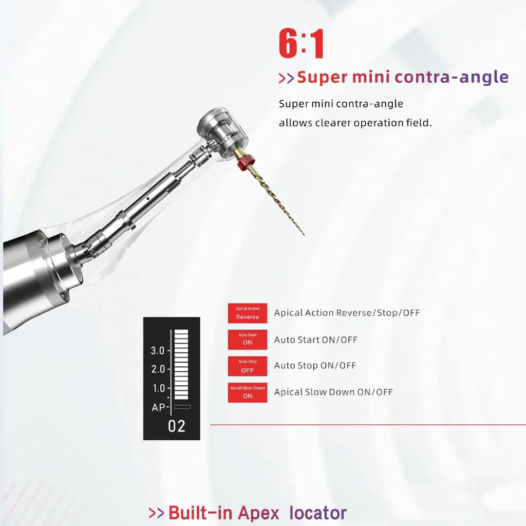 Woodpecker Endopace Pro Brushless Endomotor With In-Built Apex Locator