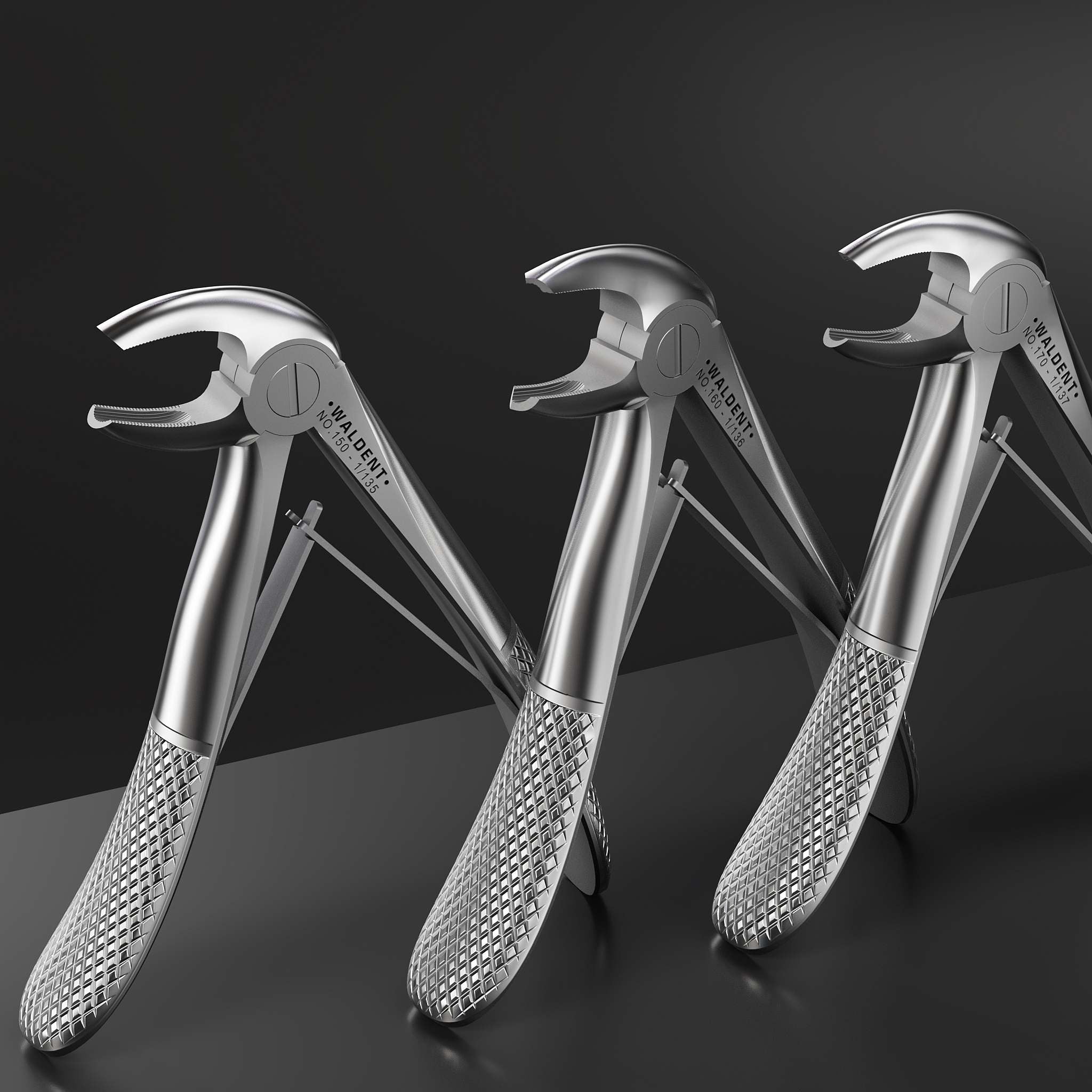 Puredent Paediatric Extraction Forceps Kit – Set of 7 (K1/2)