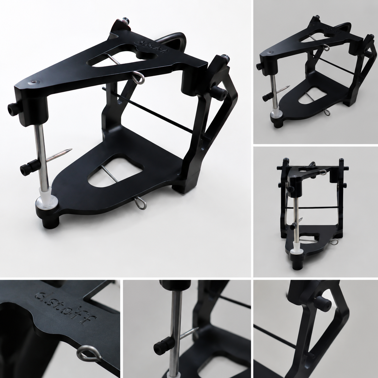 Classic 3-Pin Articulator (3.5 inch) Three-point articulator for dental laboratory model articulation – export quality