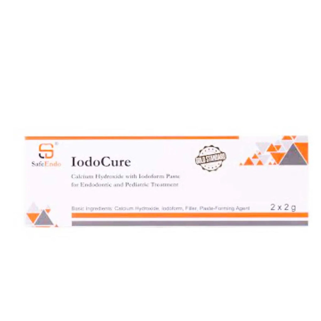 SafeEndo Iodo Cure 2x2g syringes with iodoform calcium hydroxide paste