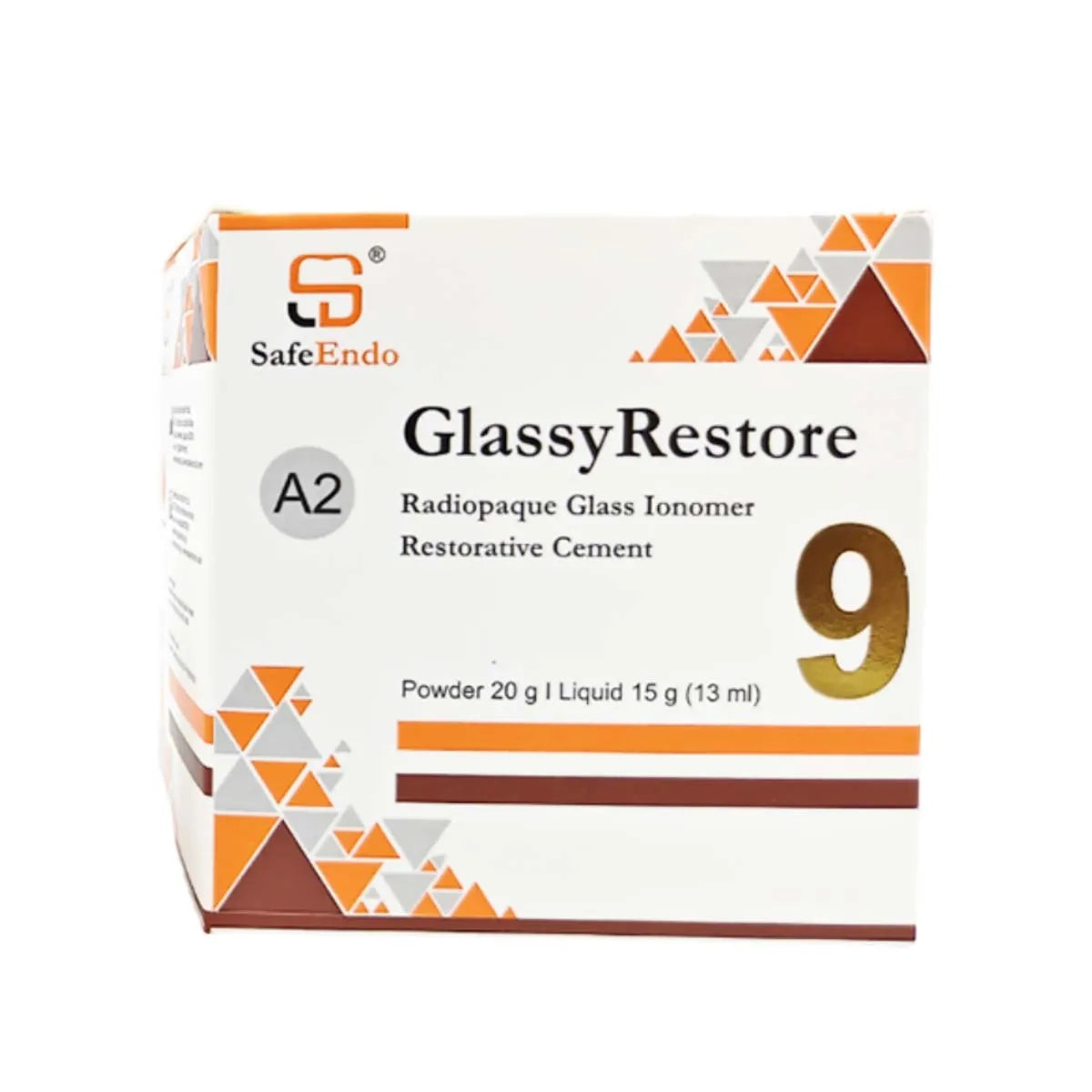 SafeEndo Glassy Restore 15g/13ml – Light Cure Radiopaque Glass Ionomer Restorative Cement