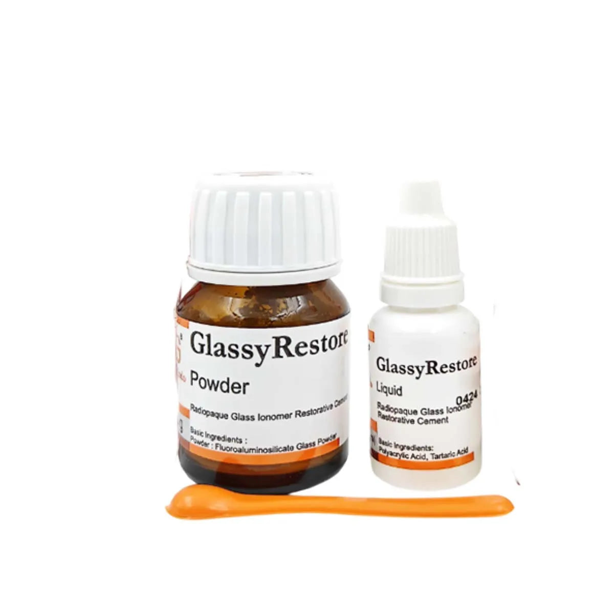 SafeEndo Glassy Restore 15g/13ml – Light Cure Radiopaque Glass Ionomer Restorative Cement