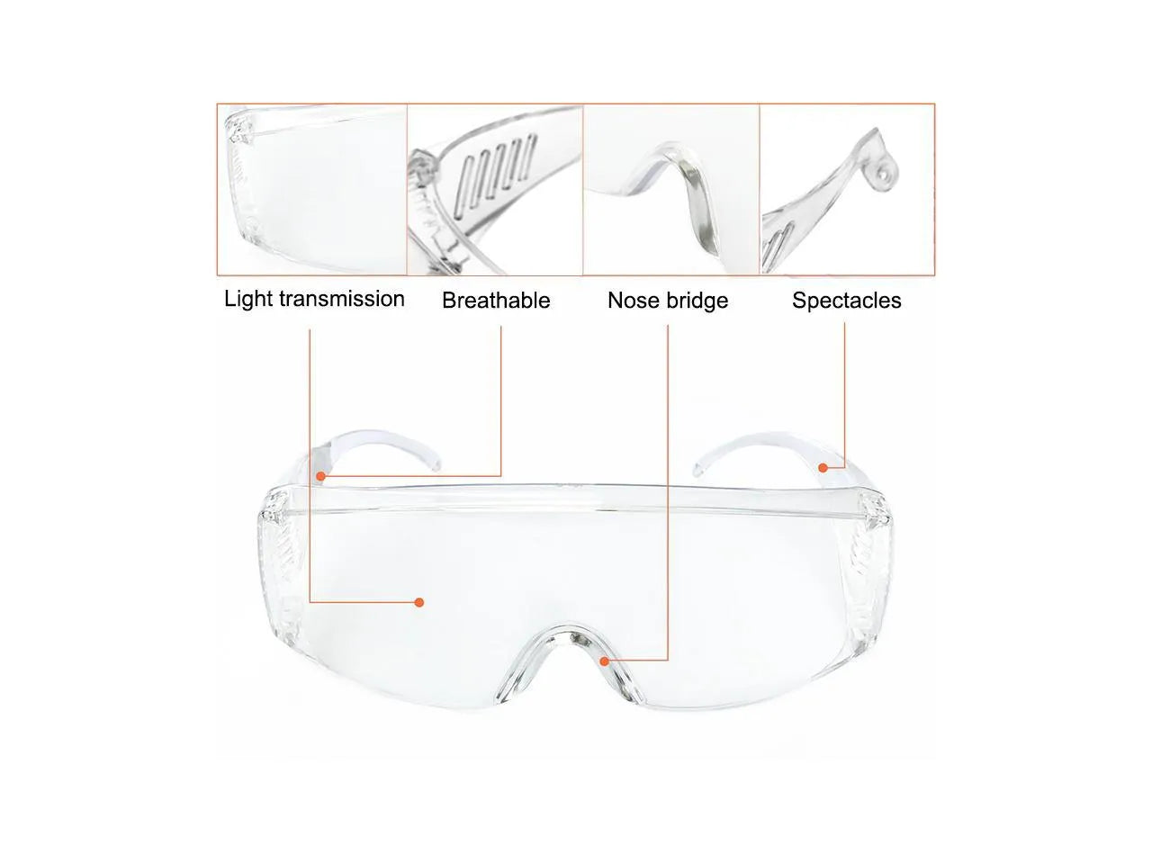Cotisen Safety Glasses Anti Fog Type