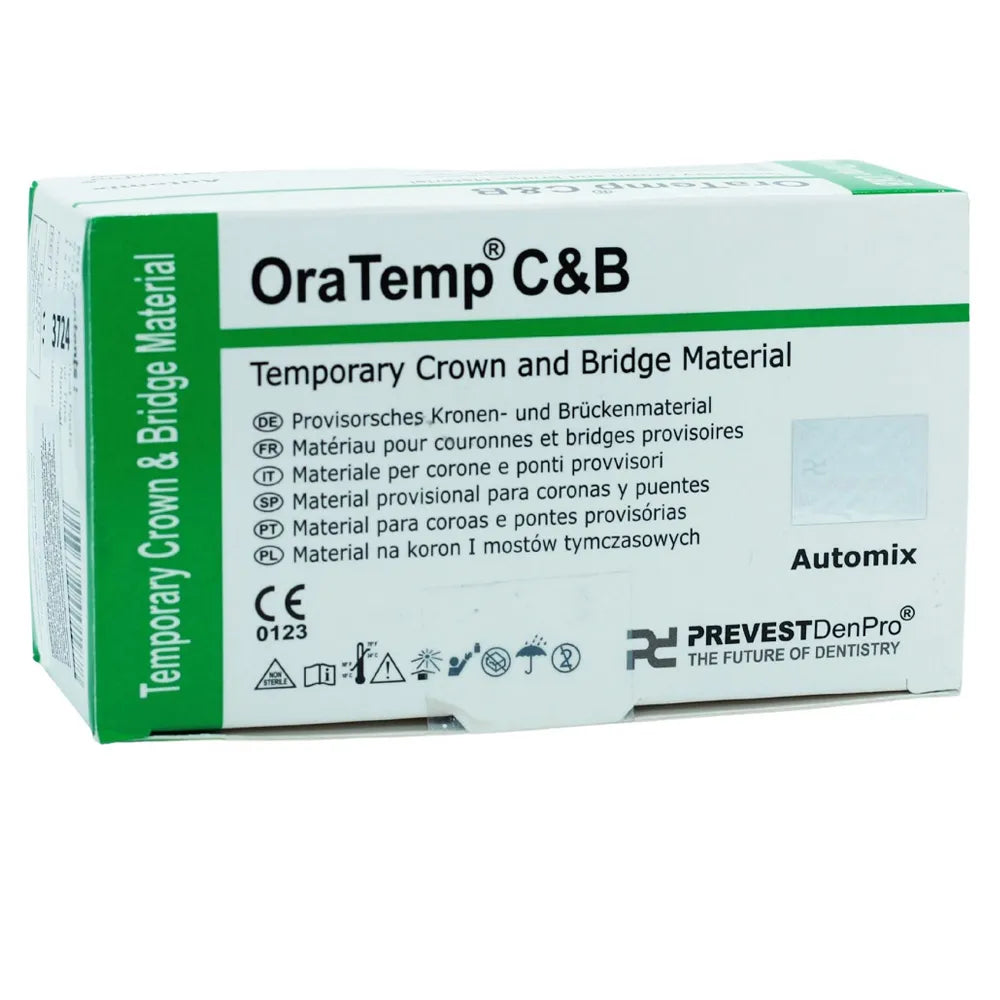 Prevest OraTemp C&B Temporary Crown & Bridge Cement – Strong, Easy-to-Use Dental Cement