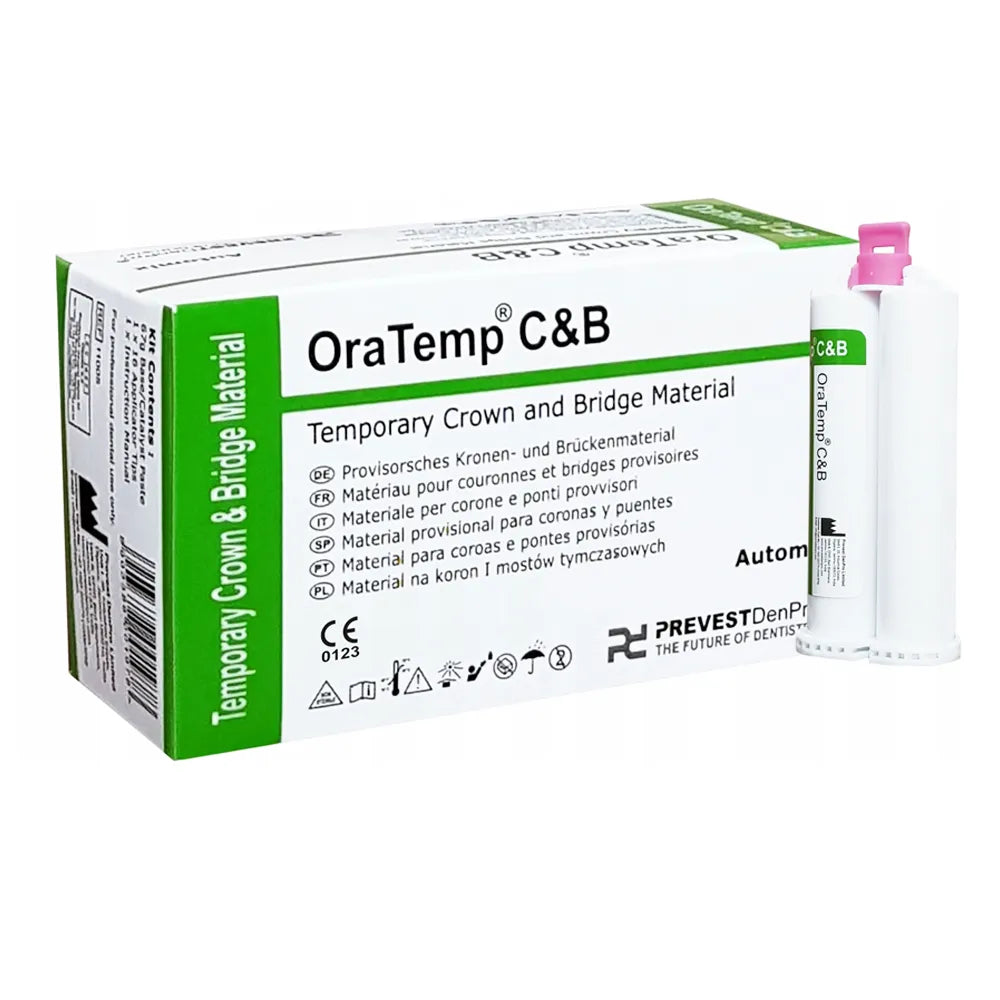 Prevest OraTemp C&B Temporary Crown & Bridge Cement – Strong, Easy-to-Use Dental Cement
