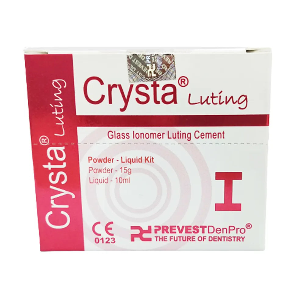 Prevest Crysta GIC Luting Type I – Glass Ionomer Luting Cement for Crowns & Bridges