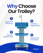 AE Dental Single Pillar Surgical Trolley