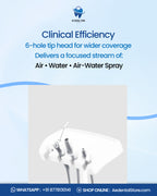 PureDent 3-Way Air Water Syringe – Dental Handpiece with Interchangeable Tips