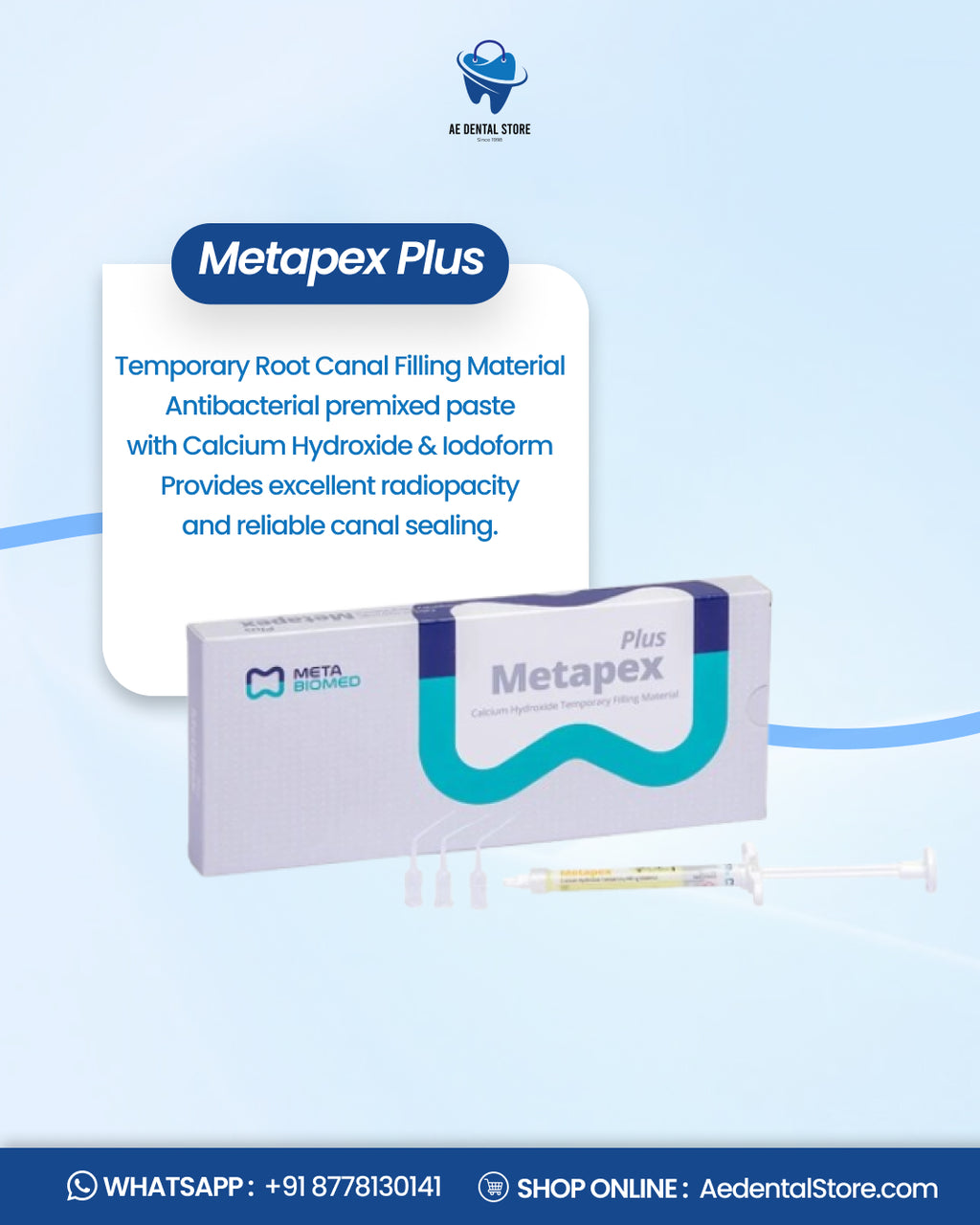 MetaBiomed Metapex Plus Root Canal Filling Material