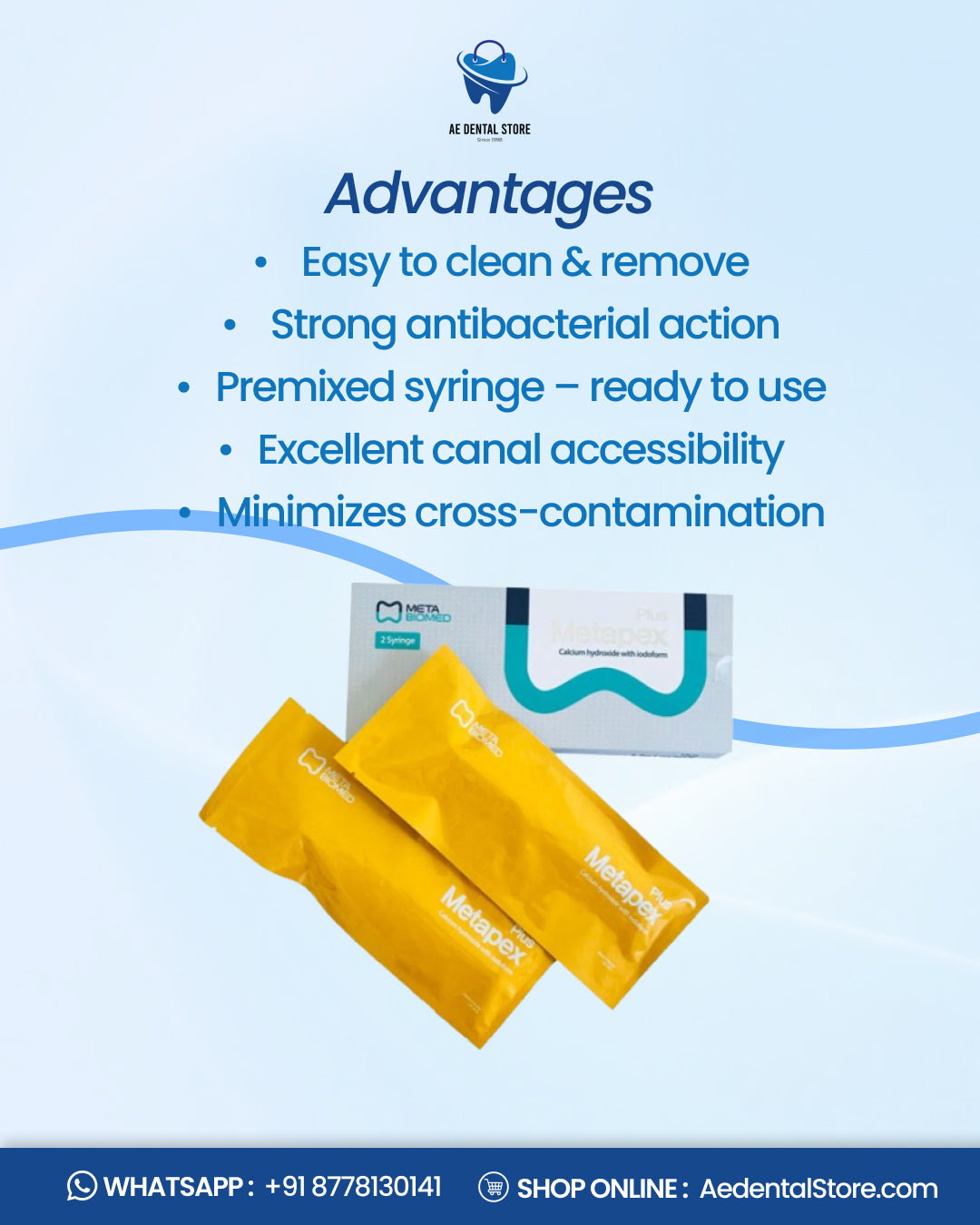 AE Dental Metapex Plus Root Canal Filling Material