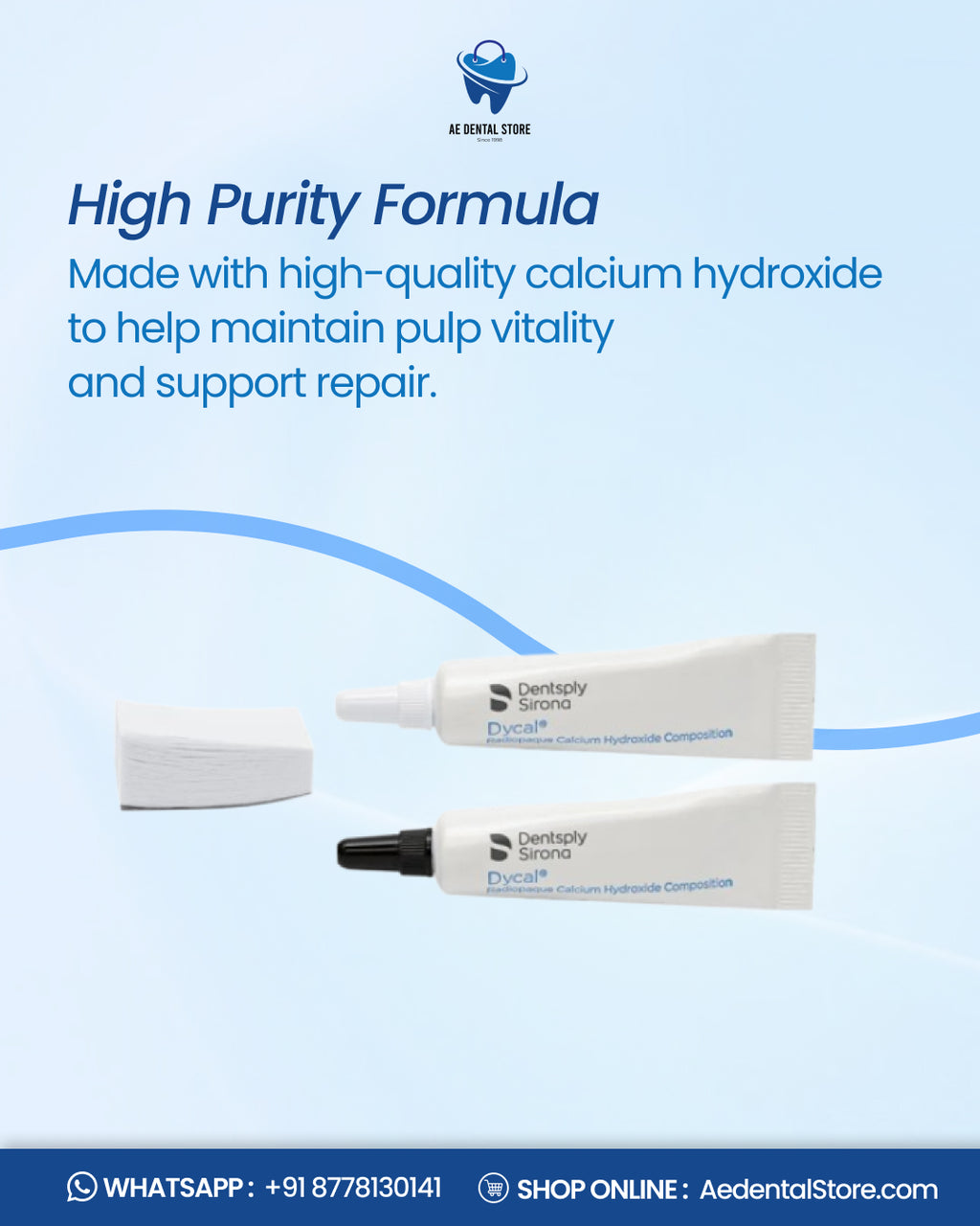 Densply  Dycal Calcium Hydroxide Liner Paste – Ivory Refill