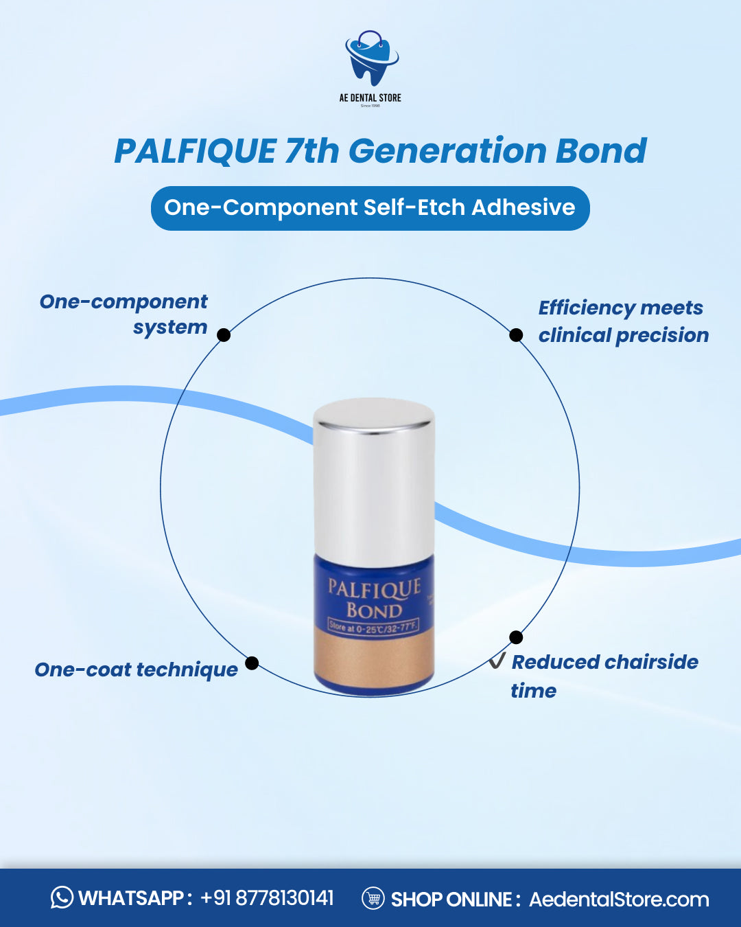Tokuyama Palfique Bond – 7th Generation Universal Self-Etch Adhesive (5ml)