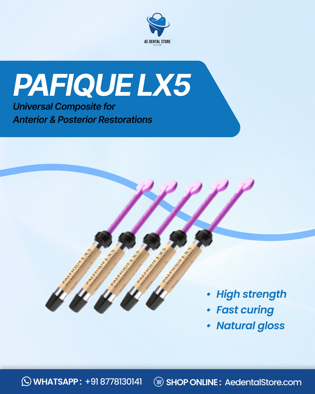 AE Dental Palfique LX5 Light-Cure Composite Syringe Refill – Tokuyama