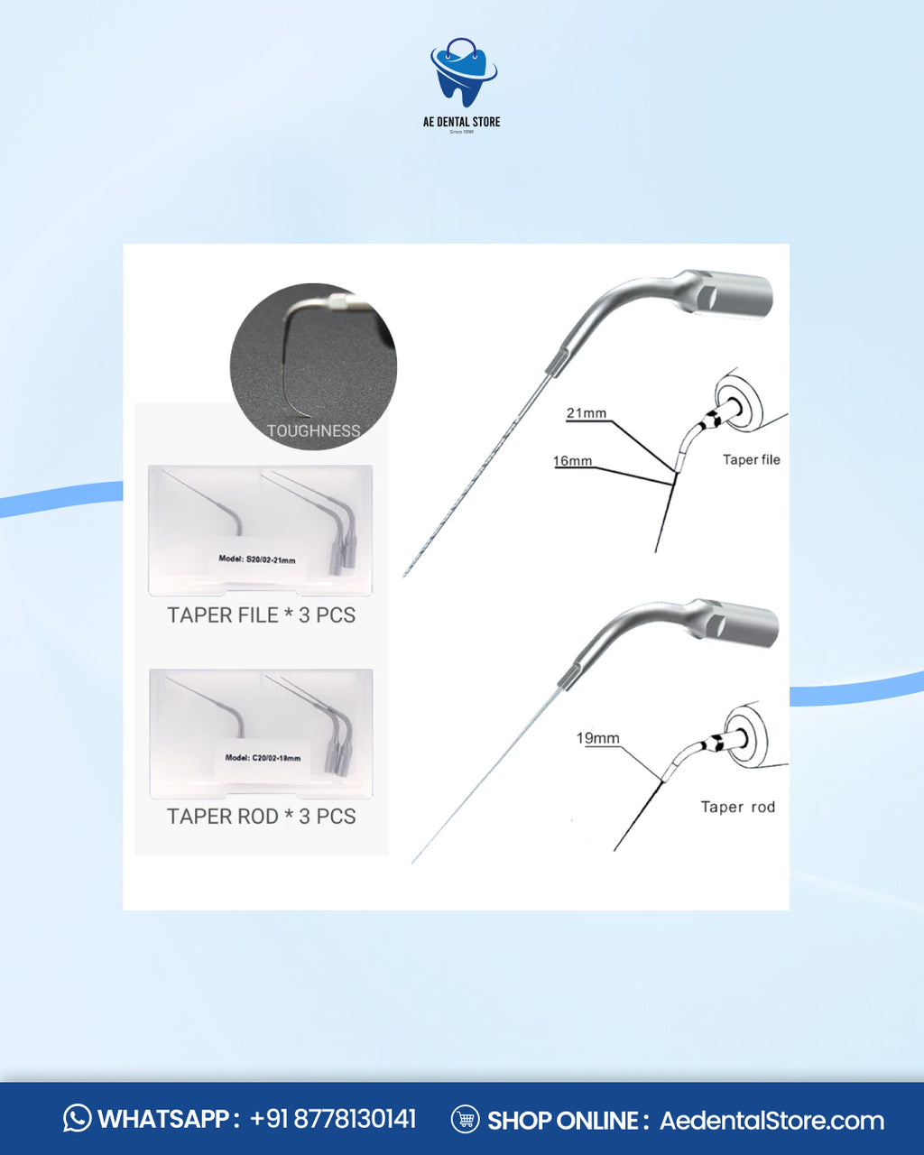 AE Dental Endo Ultra Activator – Rechargeable Ultrasonic Root Canal Irrigation Device
