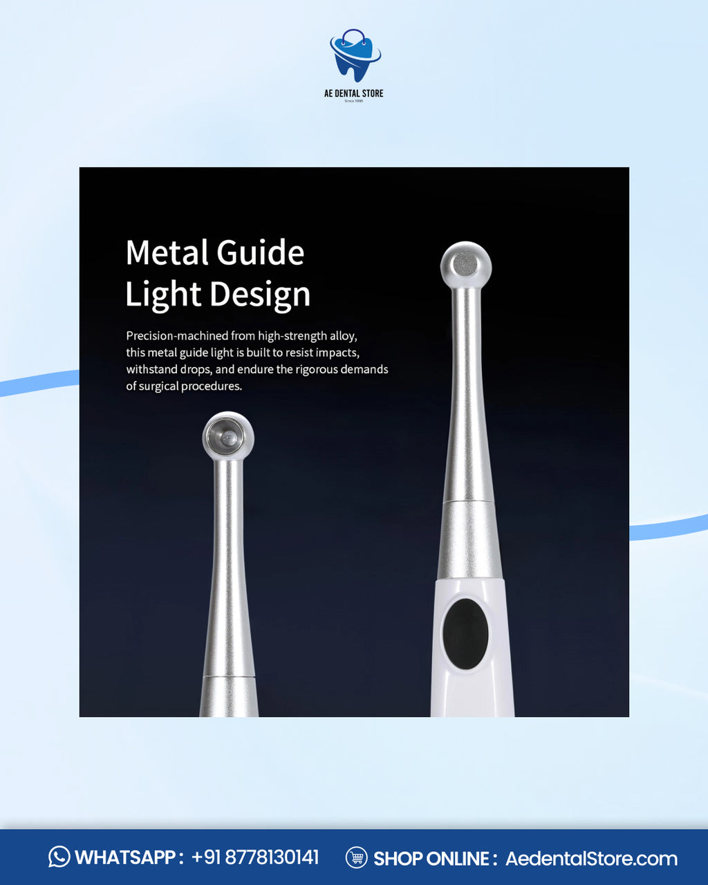 Ai  LED 1 Second Dental Curing Light – 4 Mode Light Cure Lamp