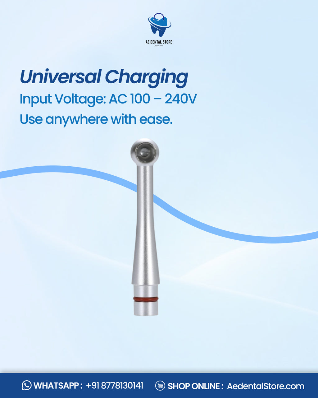 Ai  LED 1 Second Dental Curing Light – 4 Mode Light Cure Lamp