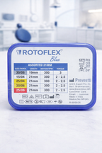 PREVEST DENPRO - ROTOFLEX Blue – Controlled Memory NiTi Rotary Files (Pack of 6)