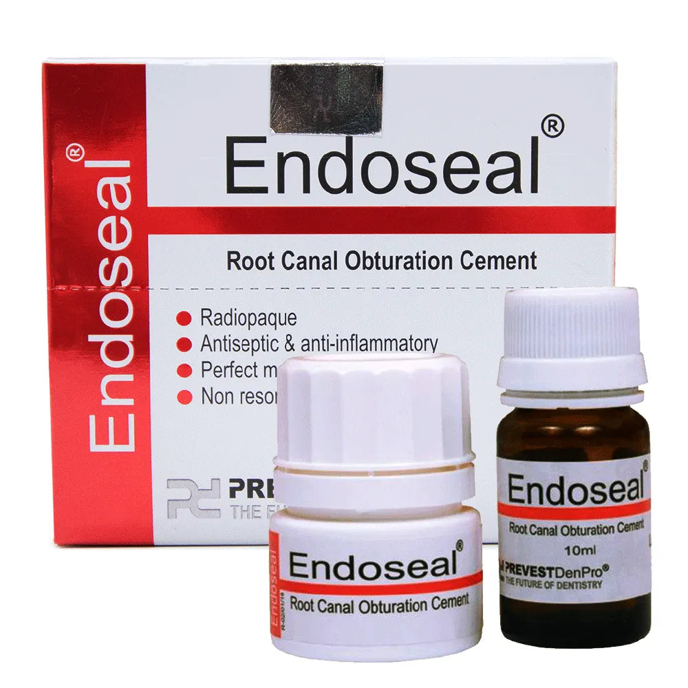 Prevest Endoseal MTA biocompatible dental sealer packaging