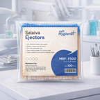 Puredent Hygiene Plus Pure Dent Saliva Ejectors – Disposable Dental Suction Tips (100 Pcs) | Soft, Flexible & Medical Grade PVC