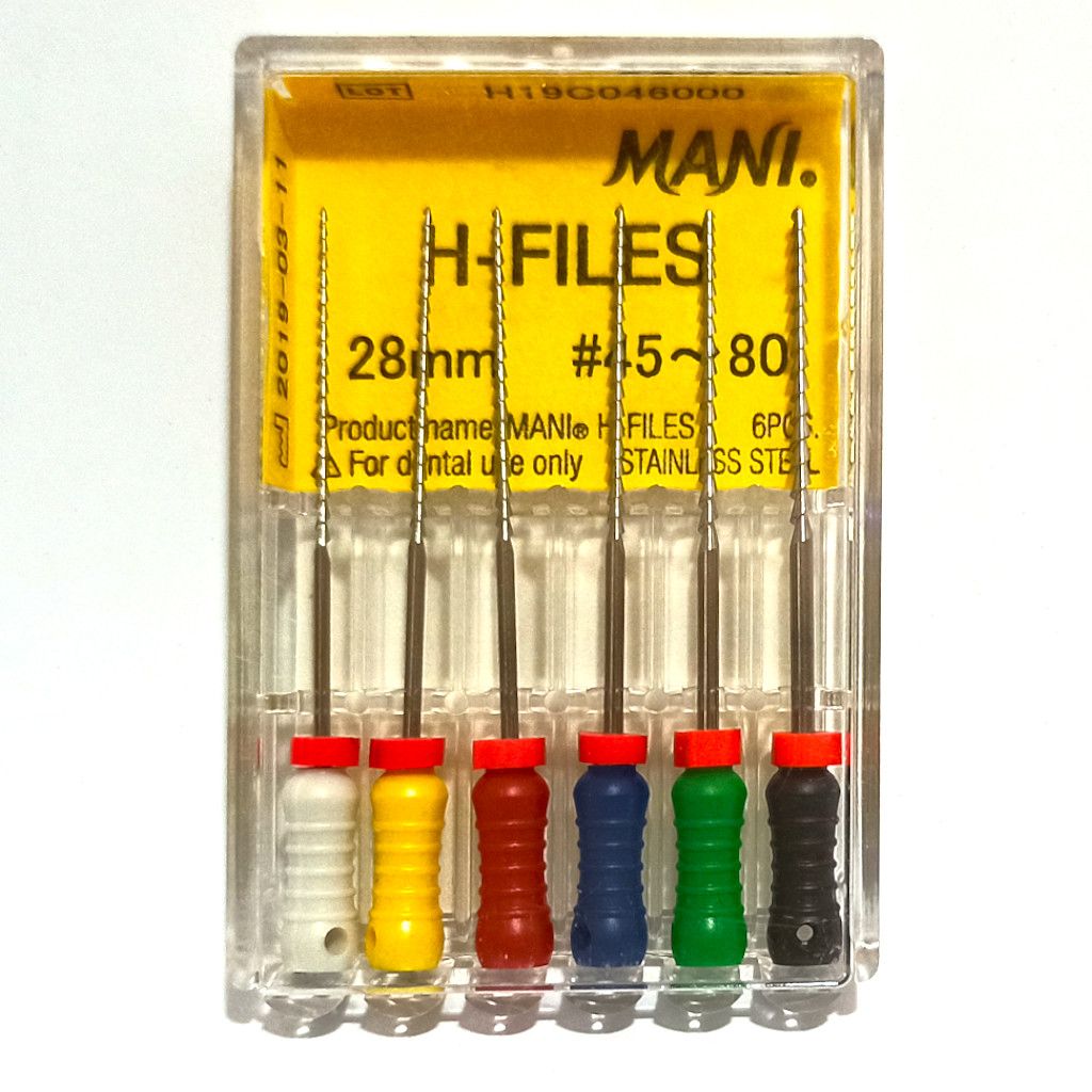 Mani H-File 28mm Assorted # 45-80
