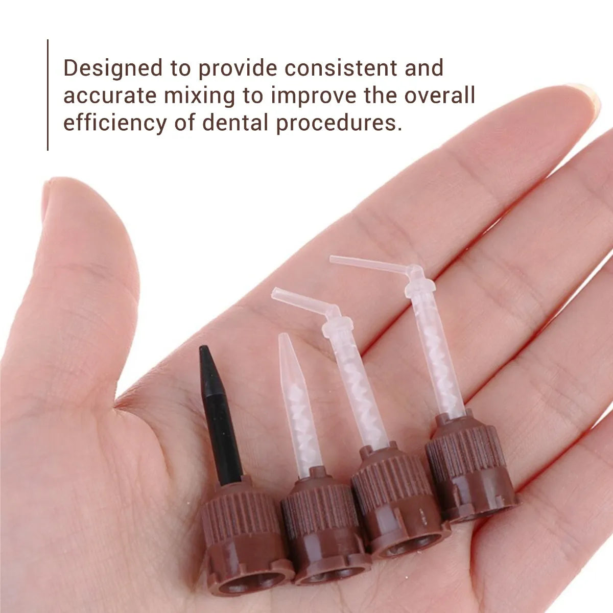 Cotisen High Performance Mixing Tips Brown (Pack of 50)