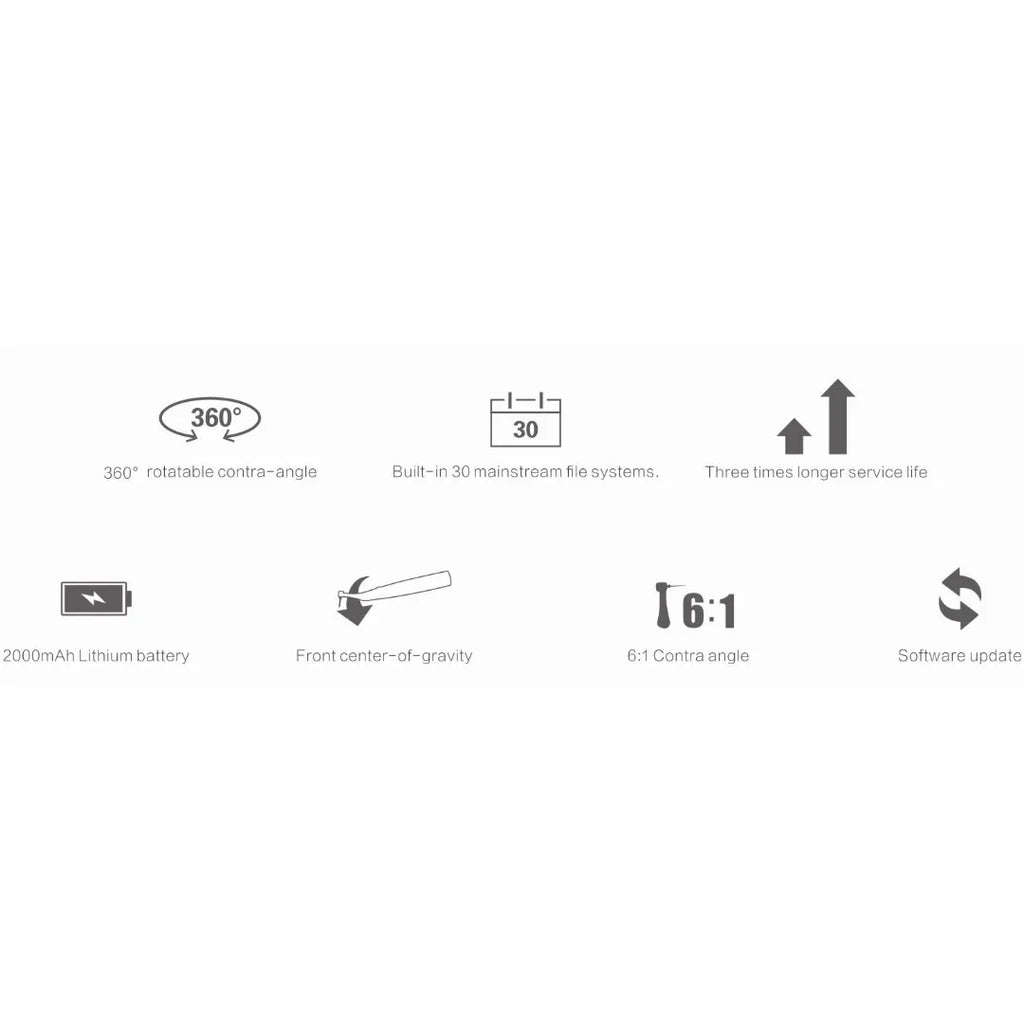 Woodpecker Motopex endomotor with apex locator function
