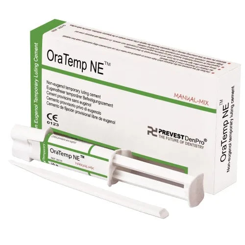 Prevest OraTemp NE Manual Mix Temporary Dental Cement – Eugenol-Free Crown & Bridge Cement
