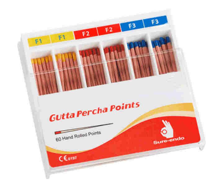 Sure Endo ProT Gutta Percha Points (Pack of 60)