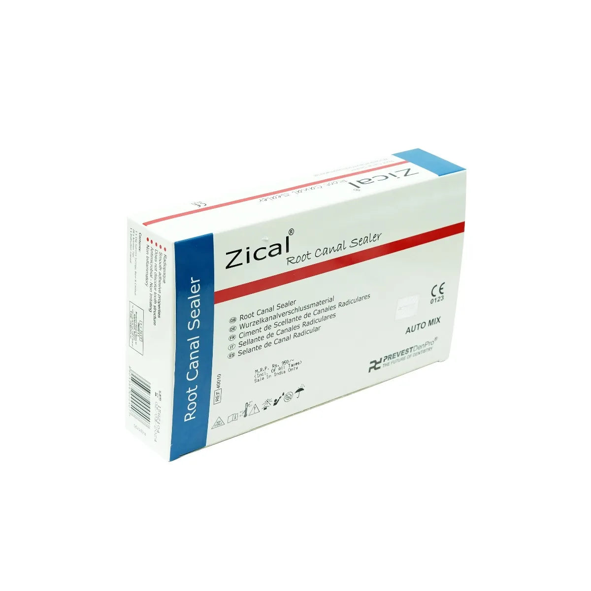 Prevest Zical Automix Dental Cement – Radiopaque Calcium Hydroxide Base with Automix System