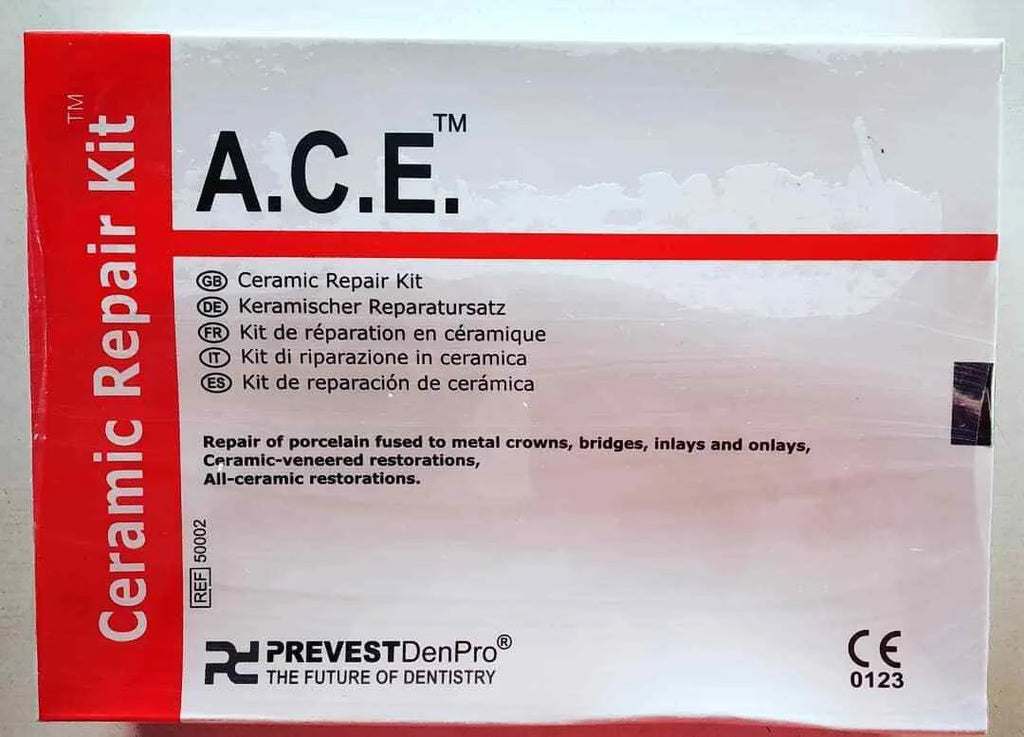 Prevest A.C.E Ceramic Repair Kit – Intraoral Porcelain Repair Kit with Silane for Strong Bonding