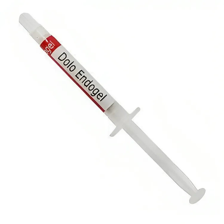 Prevest Dolo Endogel calcium hydroxide root canal paste label