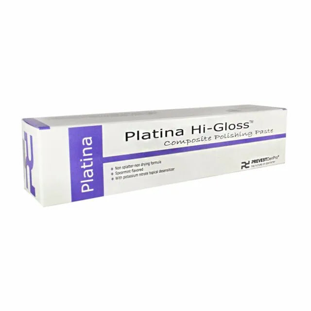 Prevest Platina Hi-Gloss Prophy Paste – Dental Polishing Paste for Stain & Plaque Removal