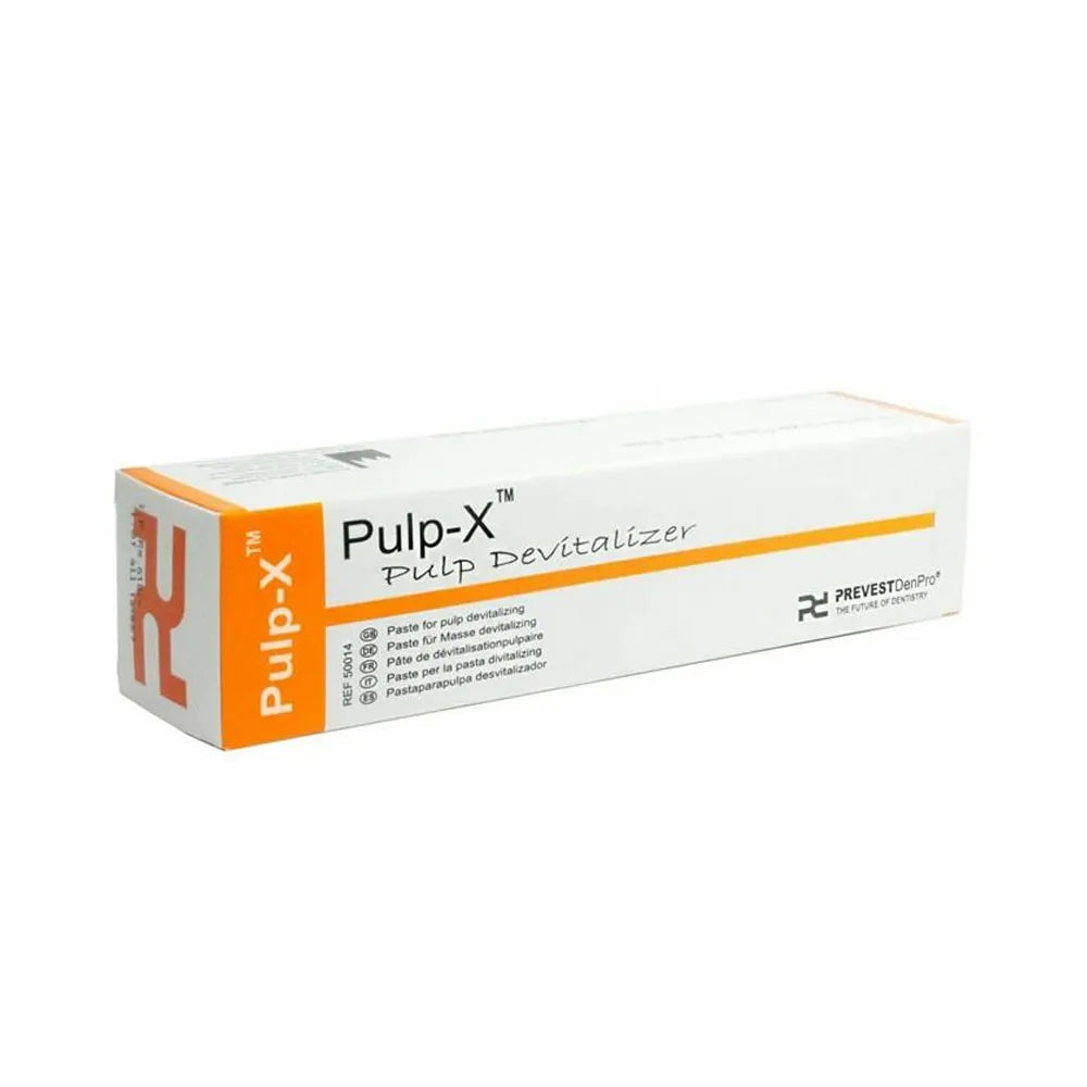 Prevest Pulp X root canal medicament packaging