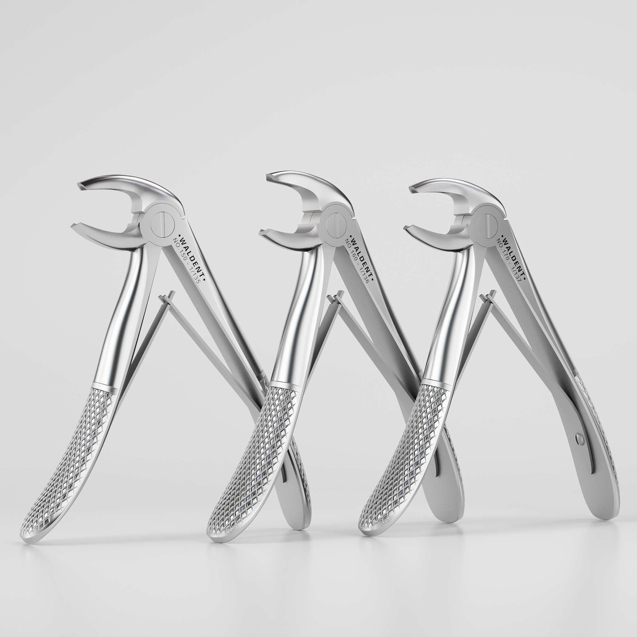 Puredent Paediatric Extraction Forceps Kit – Set of 7 (K1/2)