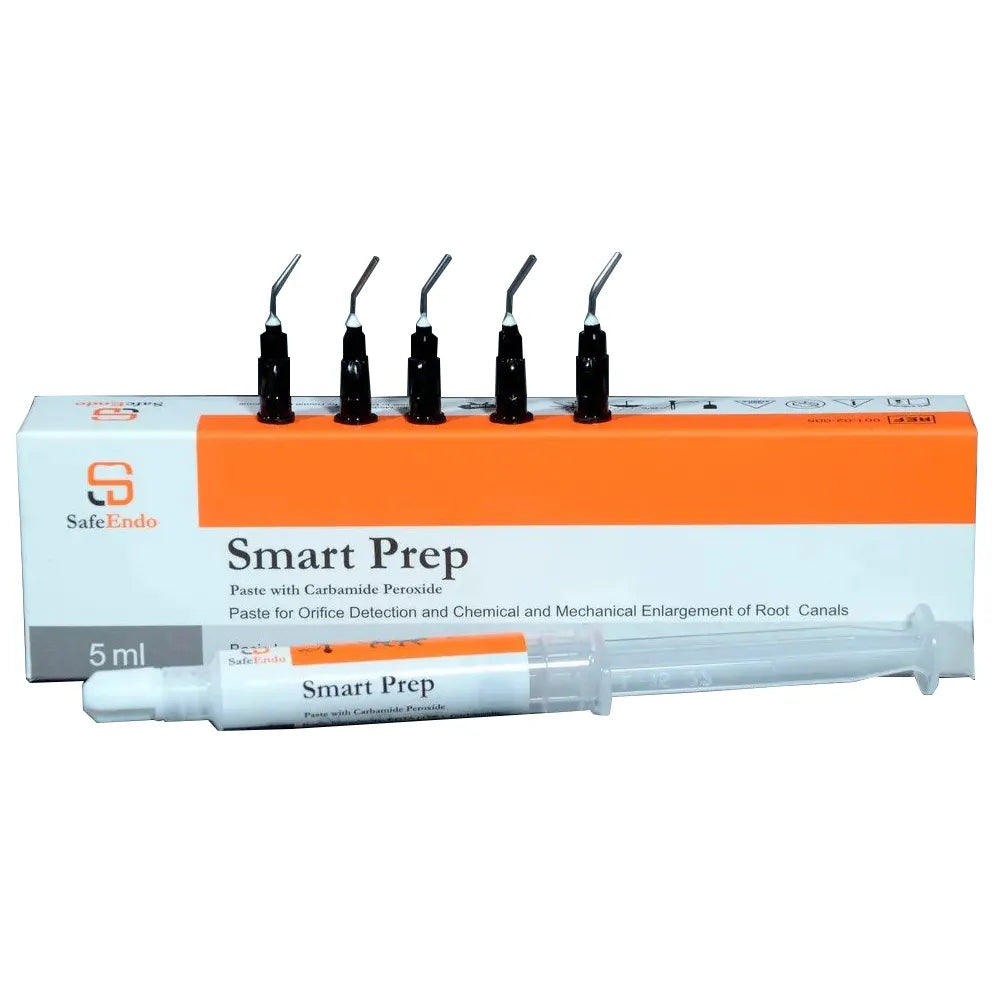 SafeEndo Smart Prep 5ml – 17% EDTA + 10% Carbamide Peroxide Root Canal Preparation Paste