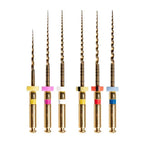 Woodpecker Endo Plus heat treated gold rotary files assorted pack