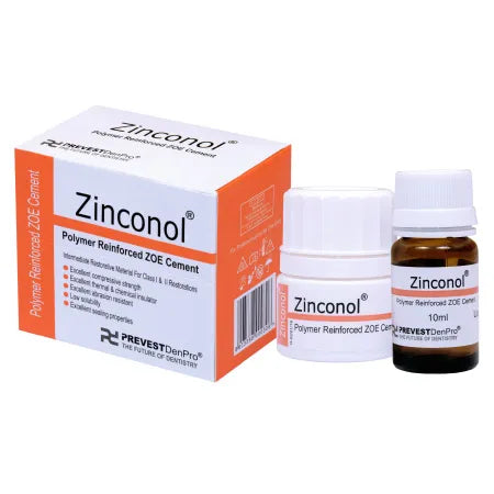 Prevest Zinconol Dental Cement – Eugenol-Free Luting Cement with High Strength & Seal